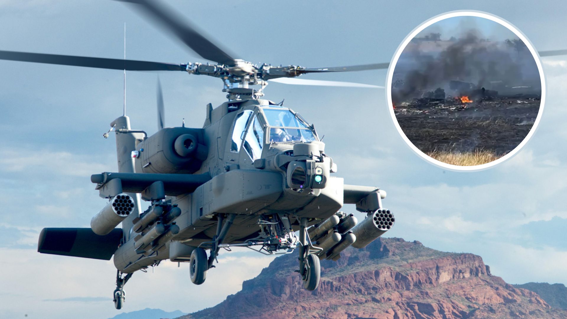 US Army Apache helicopter crashes in Texas, killing 2 soldiers and sparking wildfire