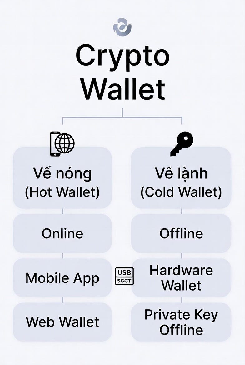 Ví tiền điện tử là gì? Cách hoạt động của Crypto Wallet cho người mới