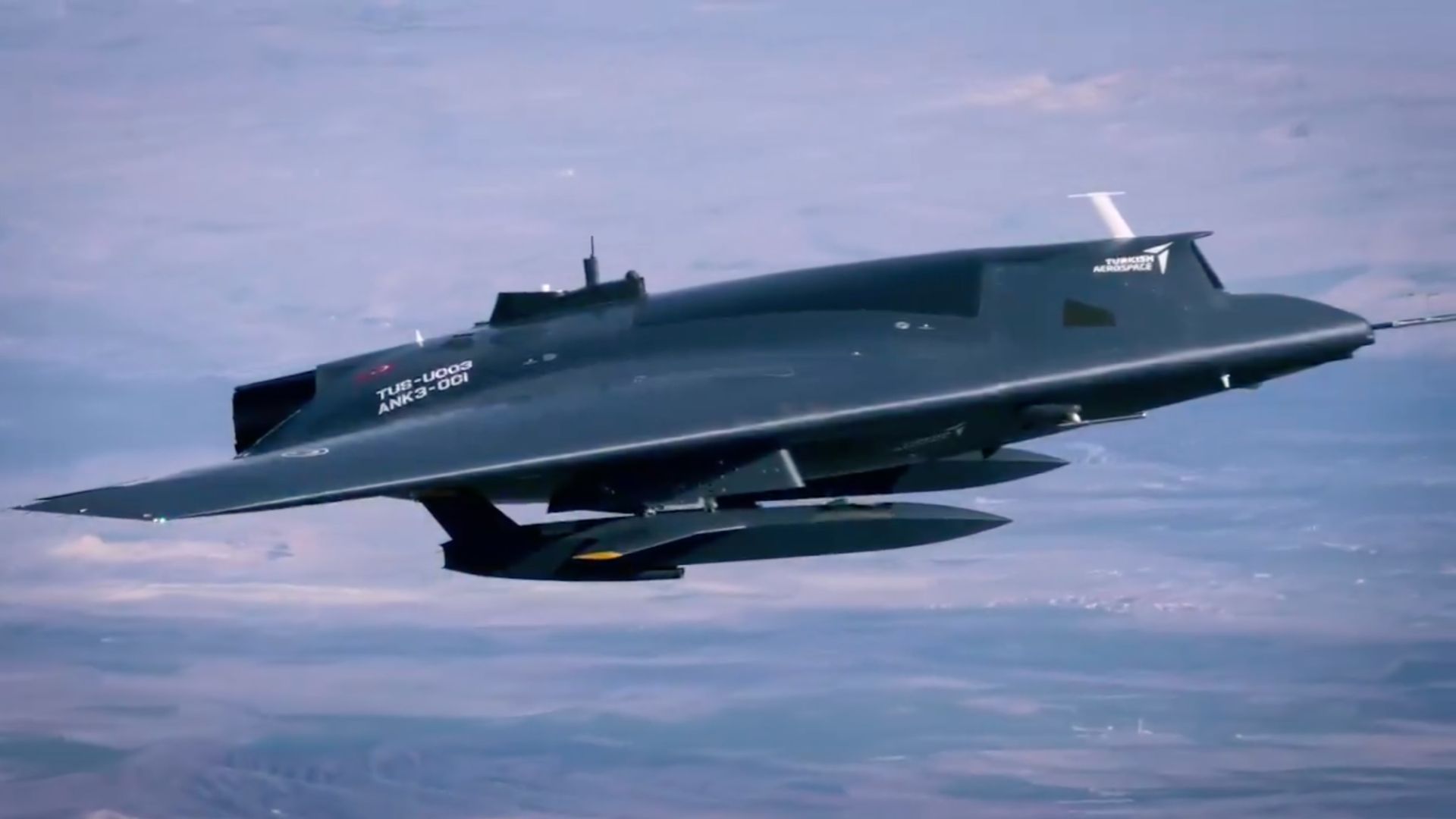 Video: 489-mph stealth drone spotted flying with jet-powered combat UAVs under its wings