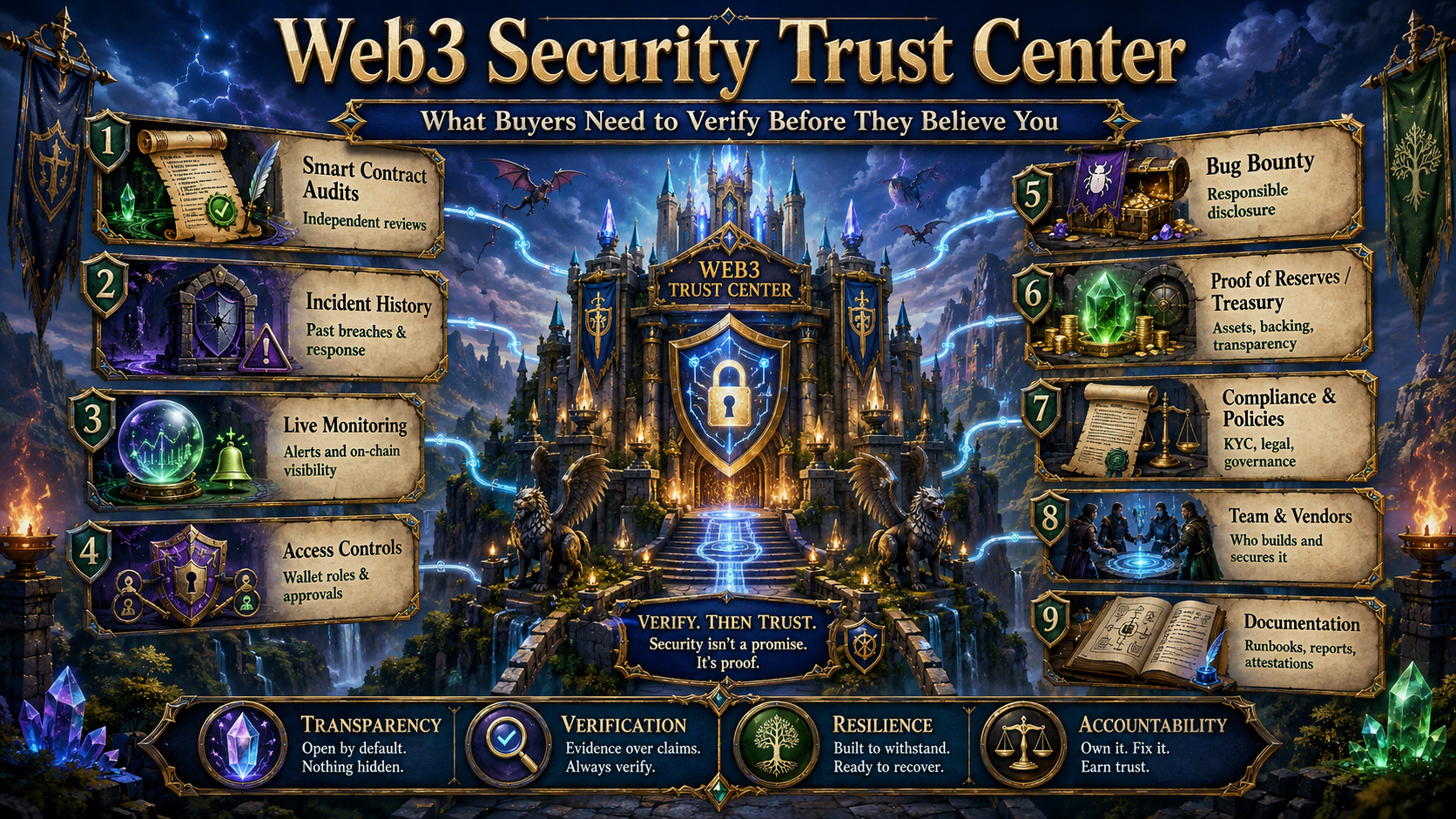 Web3 Security Trust Center: What Buyers Need to Verify Before They Believe You