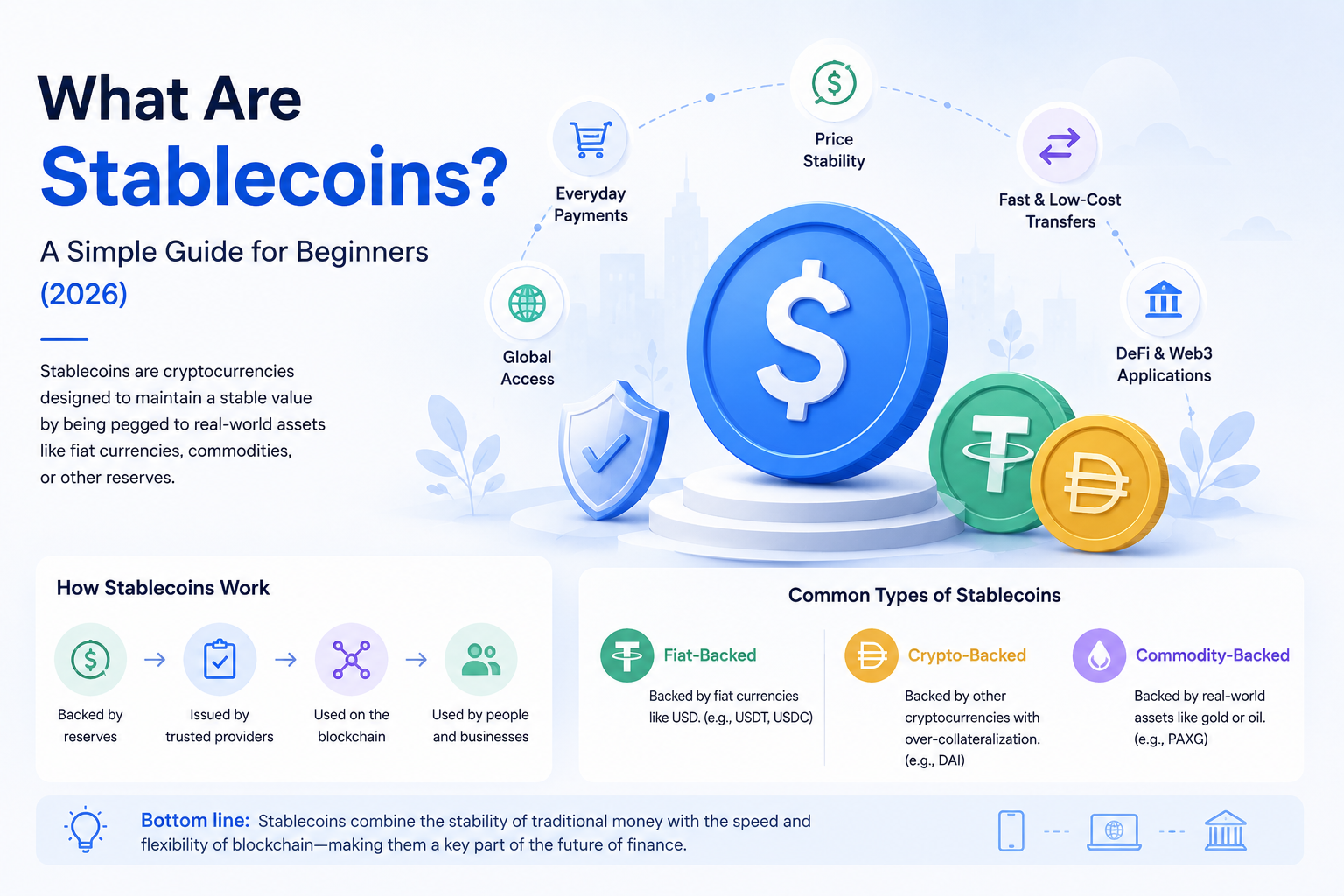 What Are Stablecoins? A Simple Guide for Beginners (2026)