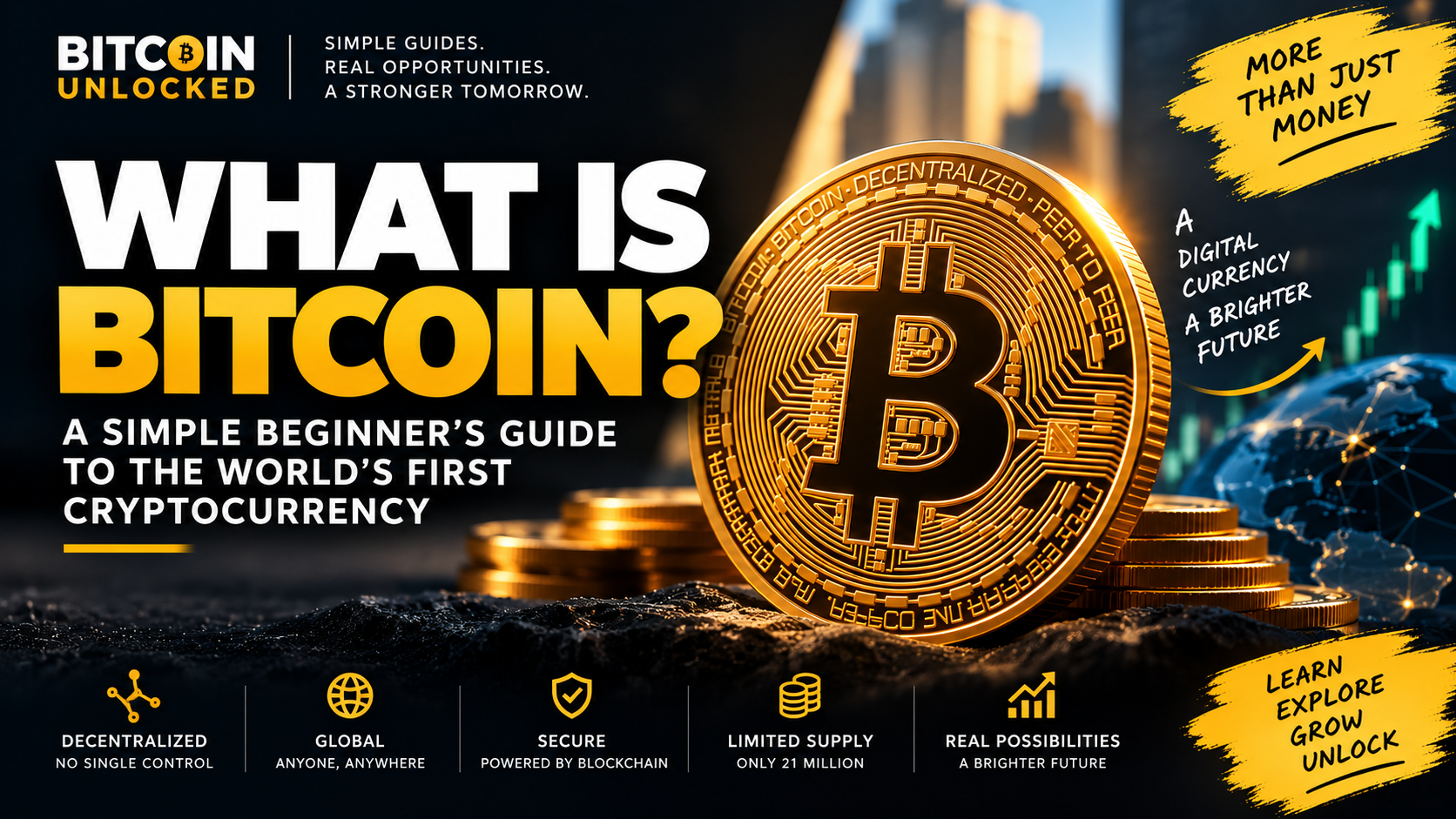 What Is Bitcoin? A Simple Beginner’s Guide to the World’s First Cryptocurrency