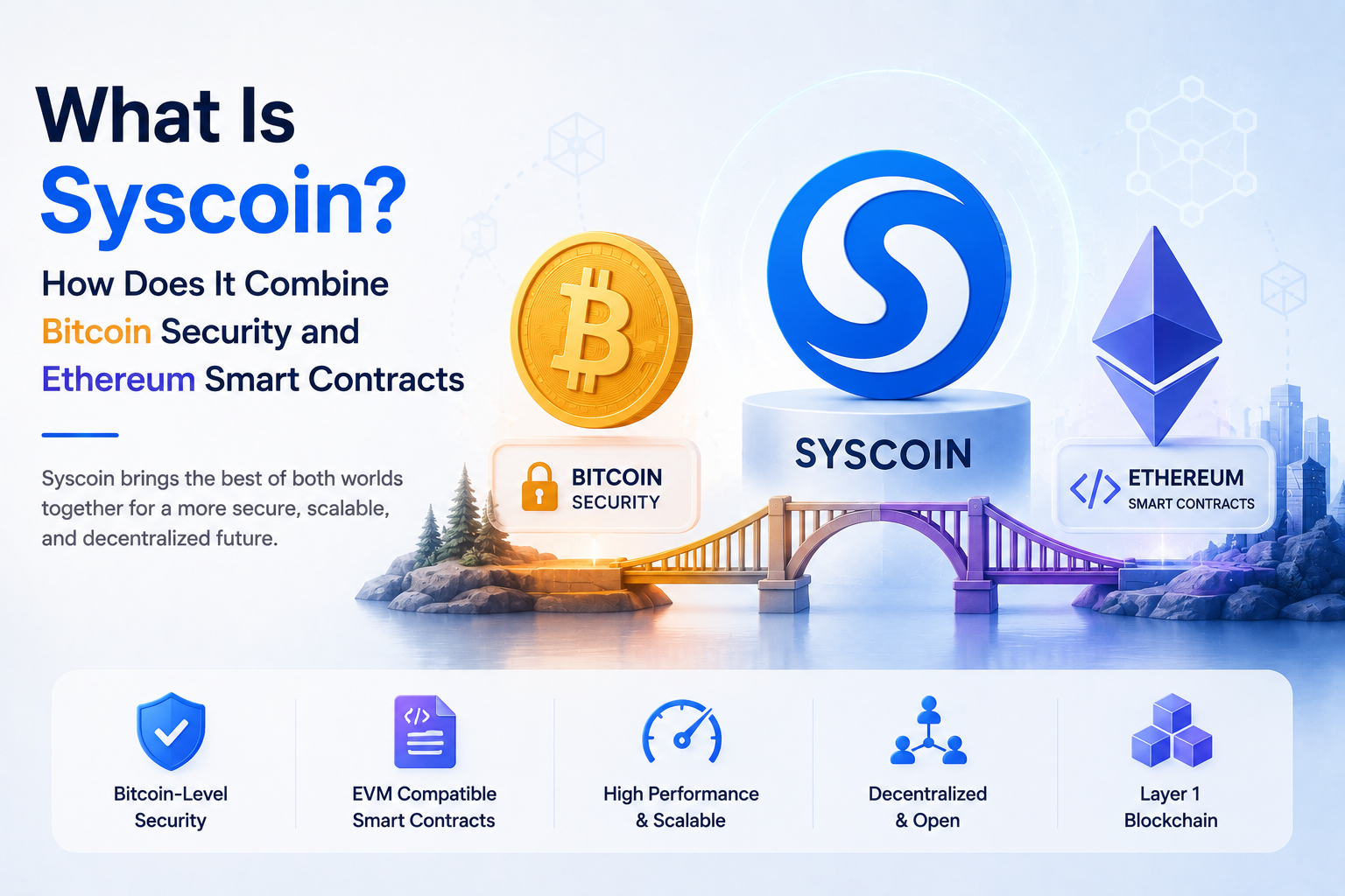 What Is Syscoin? How Does It Combine Bitcoin Security and Ethereum Smart Contracts