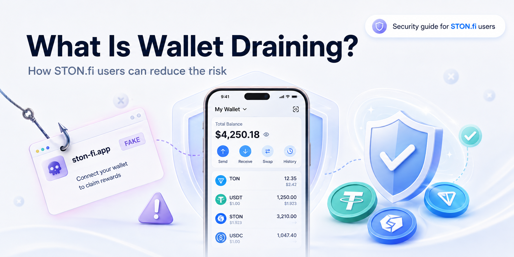What Is Wallet Draining and How Can STON.fi Users Reduce the Risk?