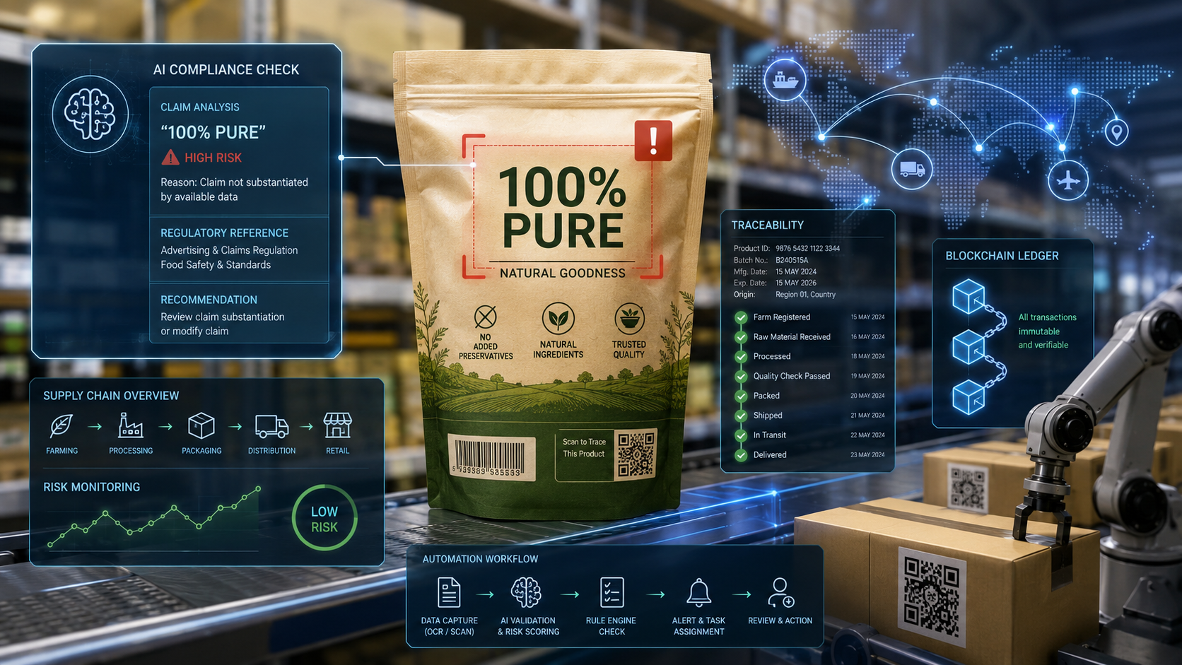 When “100%” Becomes a Supply-Chain Risk: What the Dabur–FSSAI Case Teaches FMCG Brands About AI…