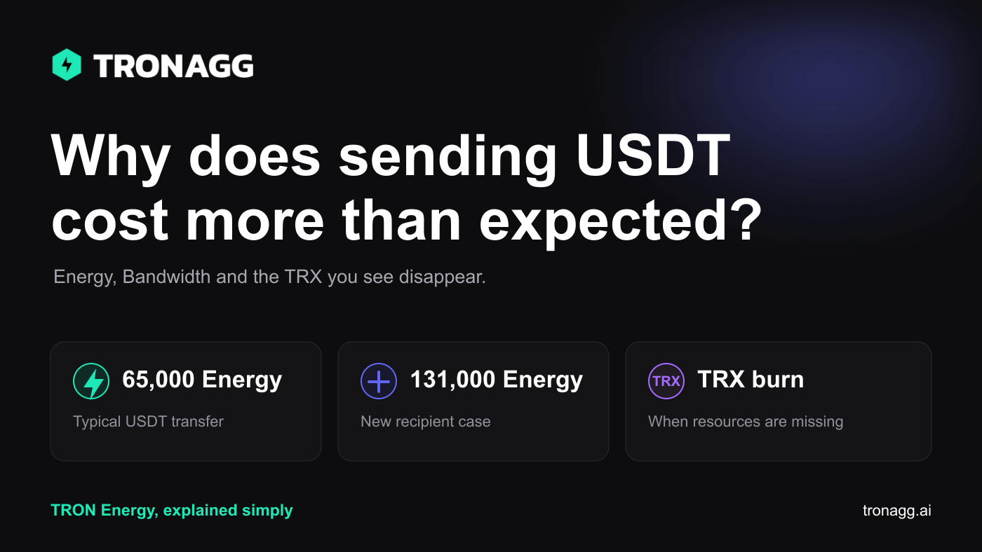 Why Does Sending USDT on TRON Cost More Than Expected?