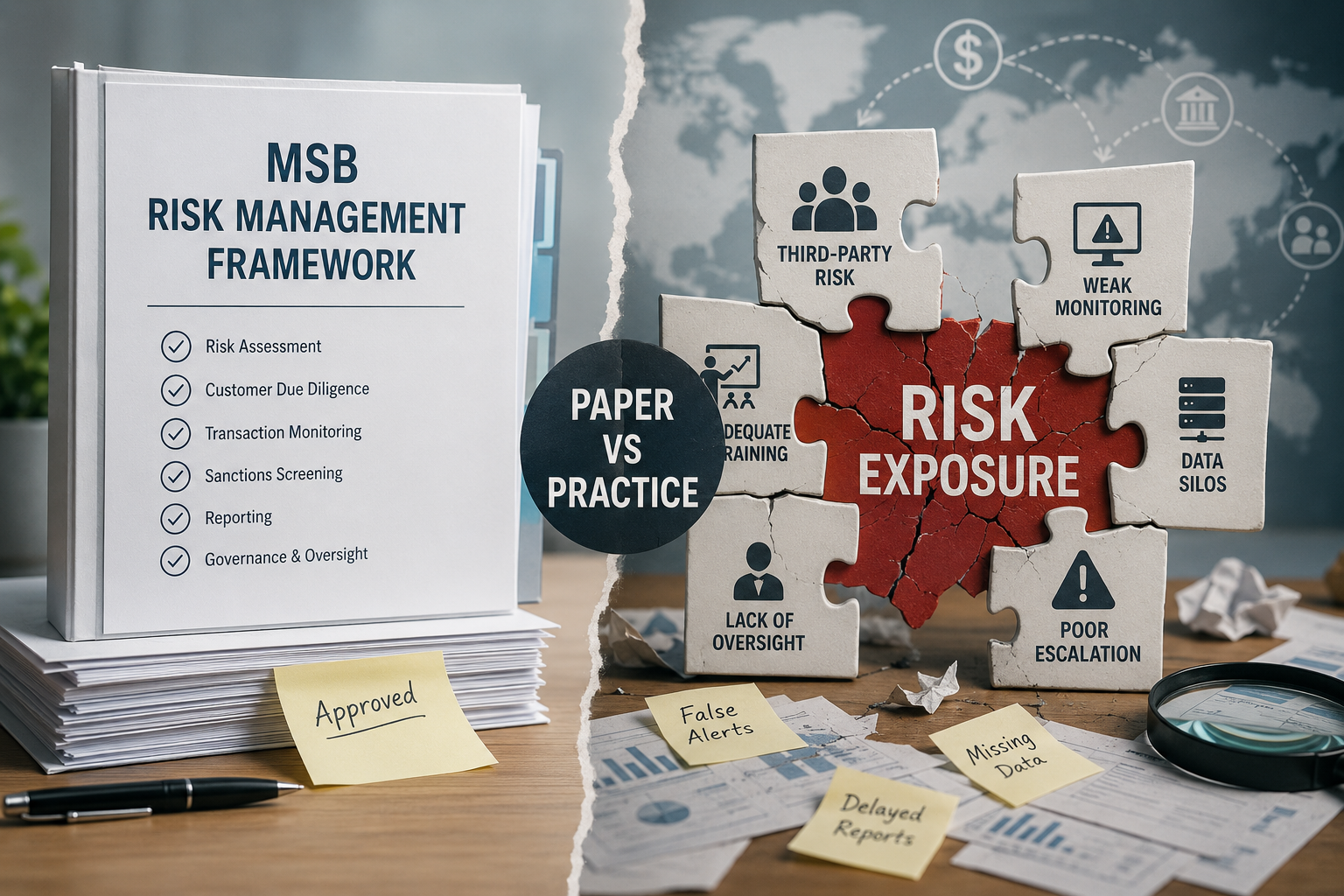 Why Most MSB Risk Frameworks Look Great on Paper and Fail in Practice