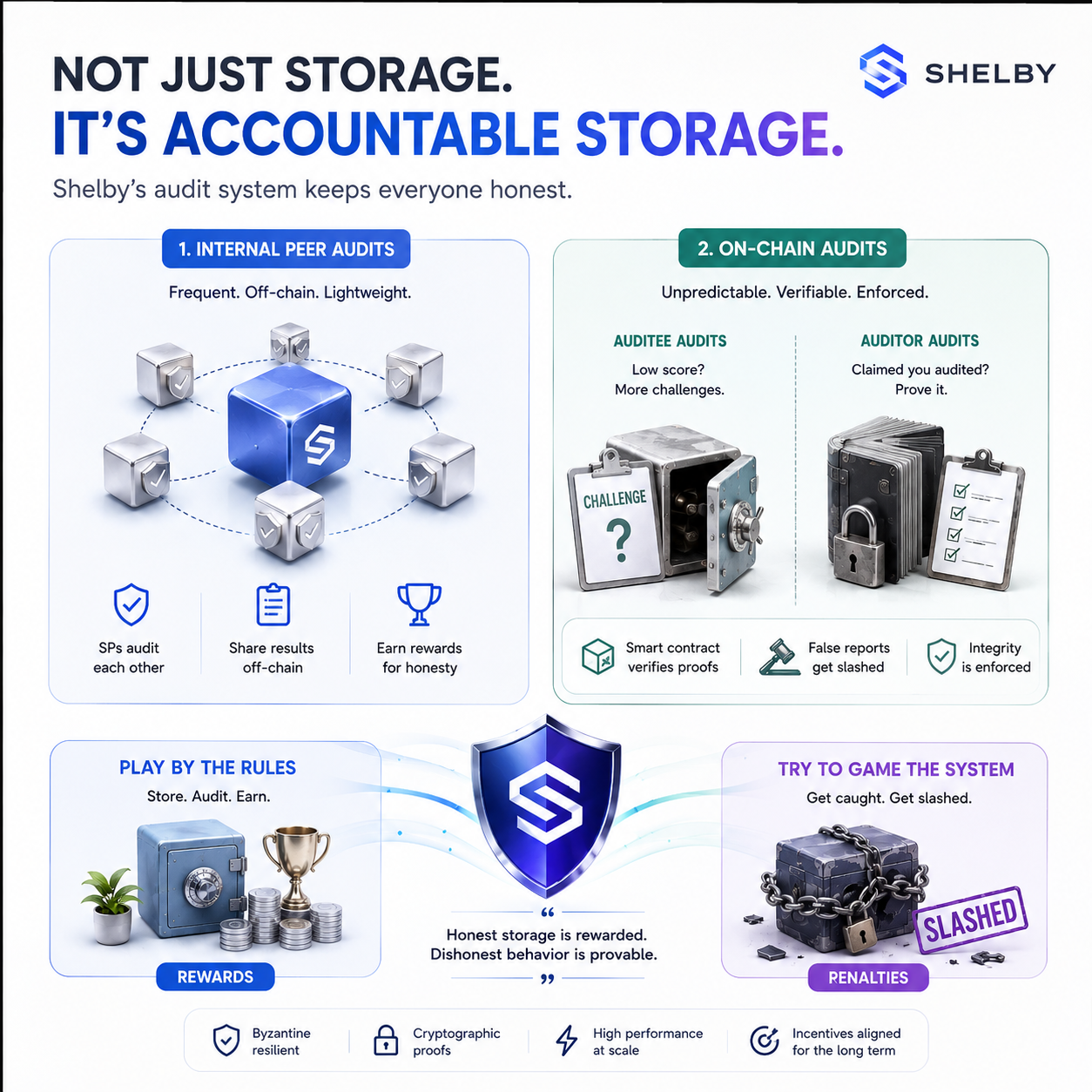Why Shelby’s Audit System Matters for Decentralized Storage