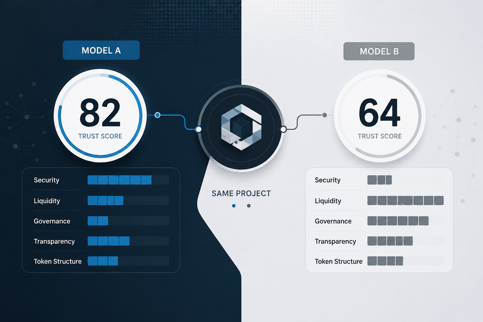 Why the Same Crypto Project Can Get Different Trust Scores?