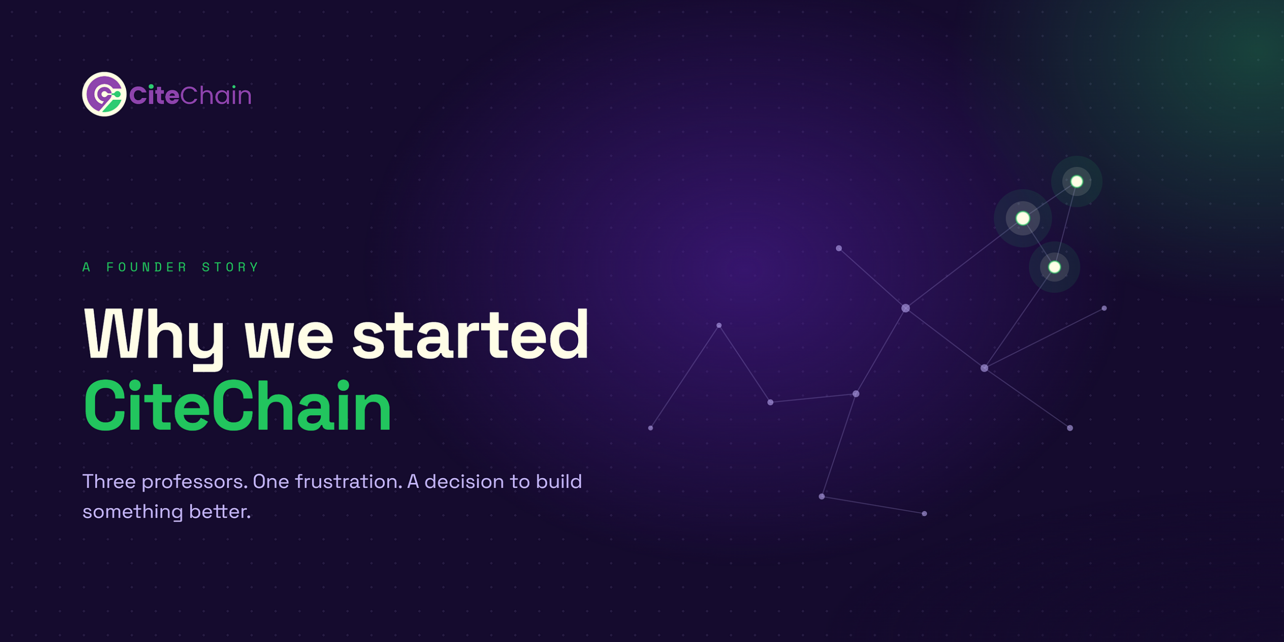 Why We Started CiteChain