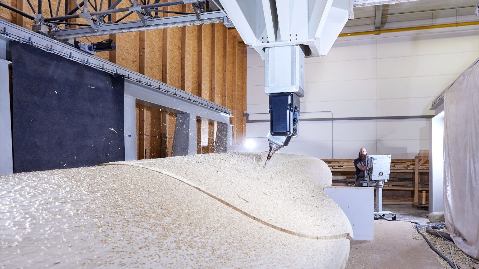 World’s first turbine blade factory aims to turn wood into recyclable airfoils