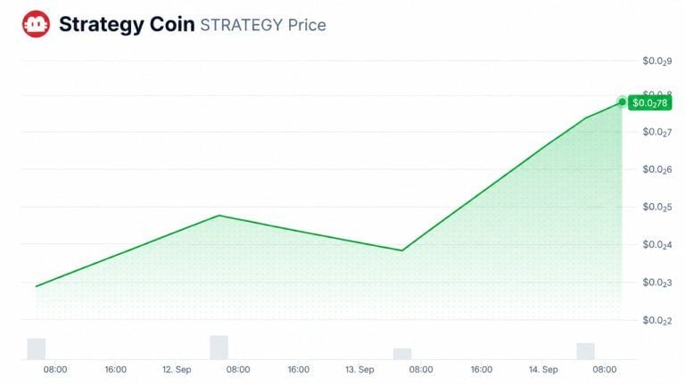 A $7M Memecoin Named After Saylor’s Strategy Runs on Tokenized MSTR