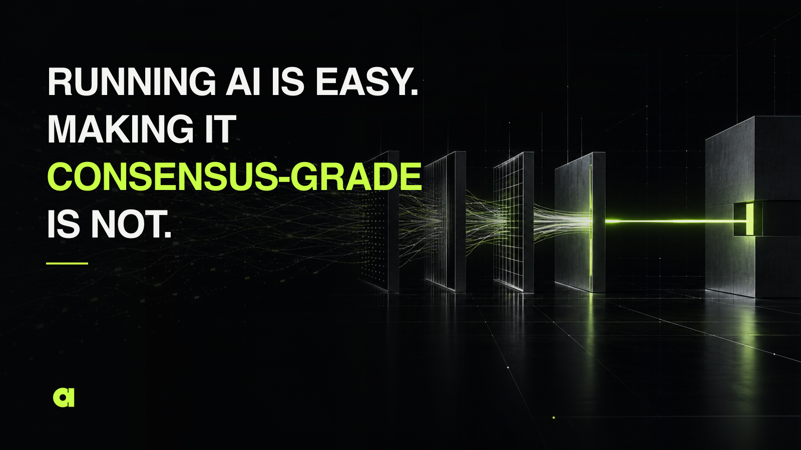 A Blockchain Can Run AI Without Having AI Consensus