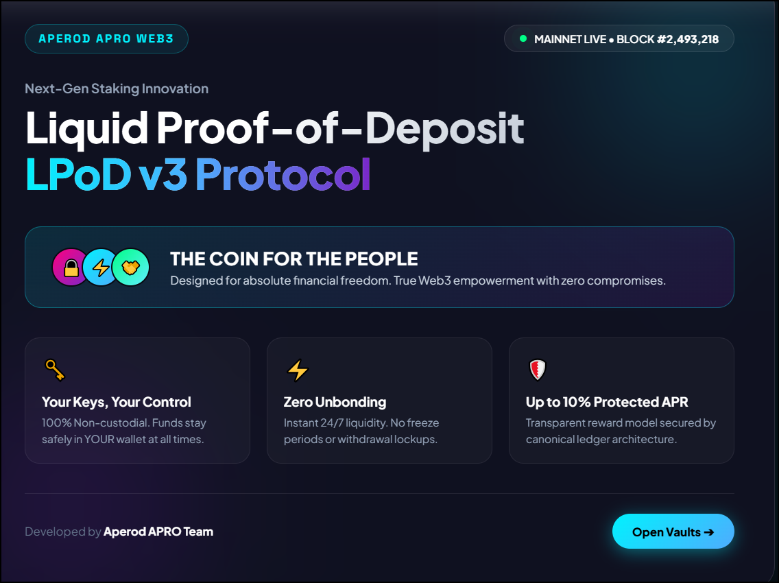 A historical moment for APRO Network: The LPoD v3 Protocol is officially live!