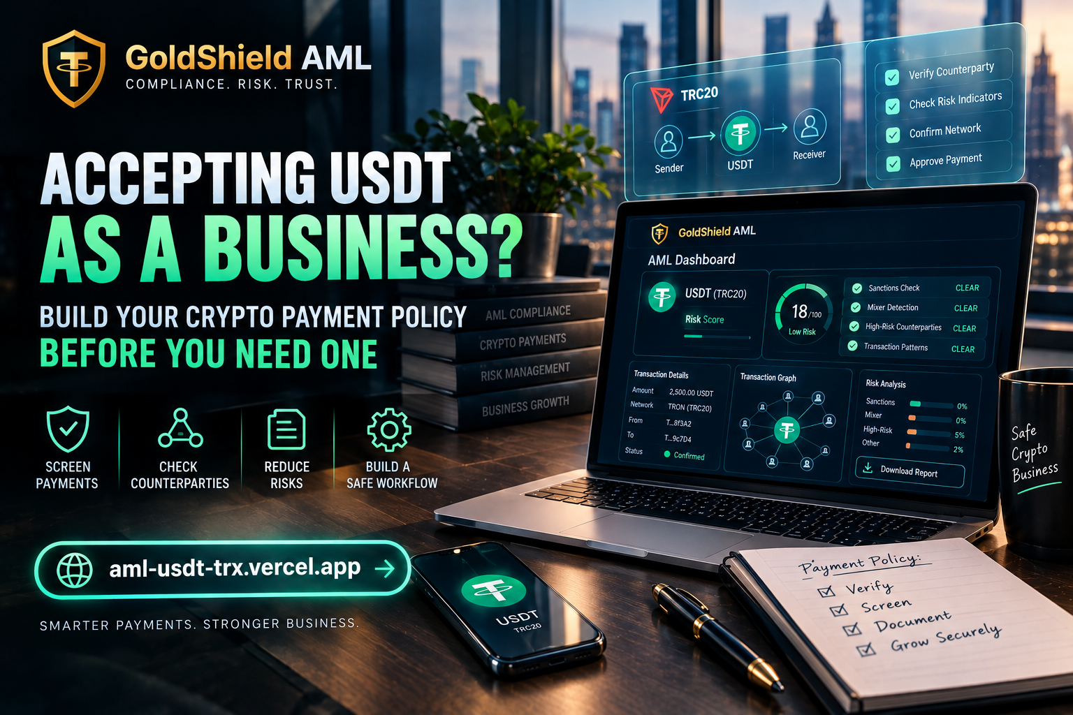 Accepting USDT as a Business? Build Your Crypto Payment Policy Before You Need One