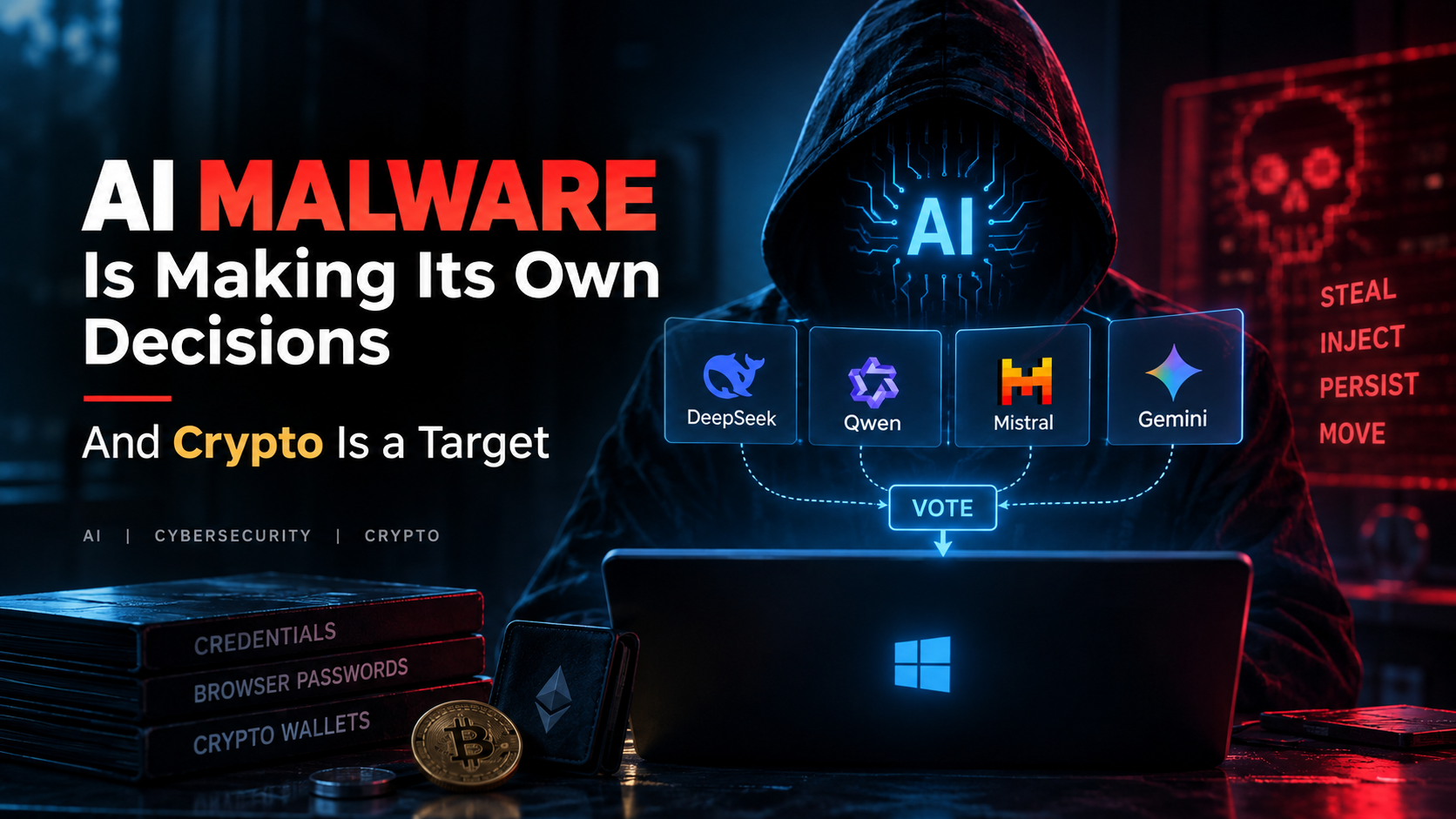 AI Malware Is Making Its Own Decisions — And Crypto Is a Target
