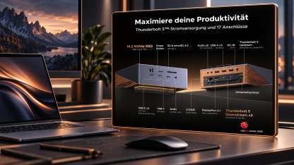 Anzeige: 17 Anschlüsse und Thunderbolt 5 – Ugreen-Dock mit M.2-Slot und 140 Watt im Angebot