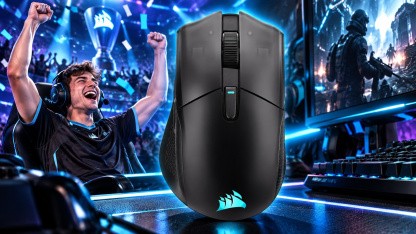 Anzeige: Corsair Harpoon v2 Wireless Gaming-Maus mit 140 Std. …