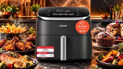 Anzeige: Cosori TurboBlaze Airfryer 9-in-1 mit Backfunktion jetzt zum Aktionspreis bei Amazon
