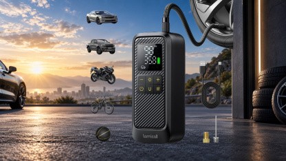 Anzeige: Elektrische Luftpumpe mit 150 PSI zum Aktionspreis bei Amazon