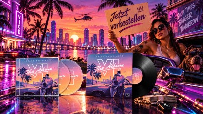 Anzeige: Grand Theft Auto VI: The Album jetzt bei Amazon auf Vinyl oder CD vorbestellbar
