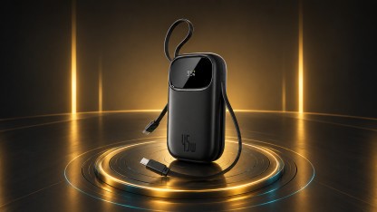 Anzeige: Powerbank mit 45 W, 20.000 mAh und integrierten Kabeln für unter 30 Euro