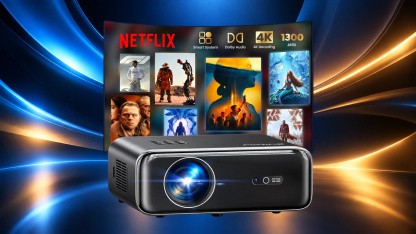 Anzeige: Smarter Beamer mit Netflix und Dolby Audio reduziert bei Amazon