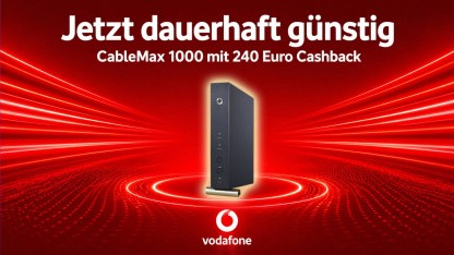 Anzeige: Vodafone CableMax jetzt dauerhaft günstig und mit 240 Euro Cashback