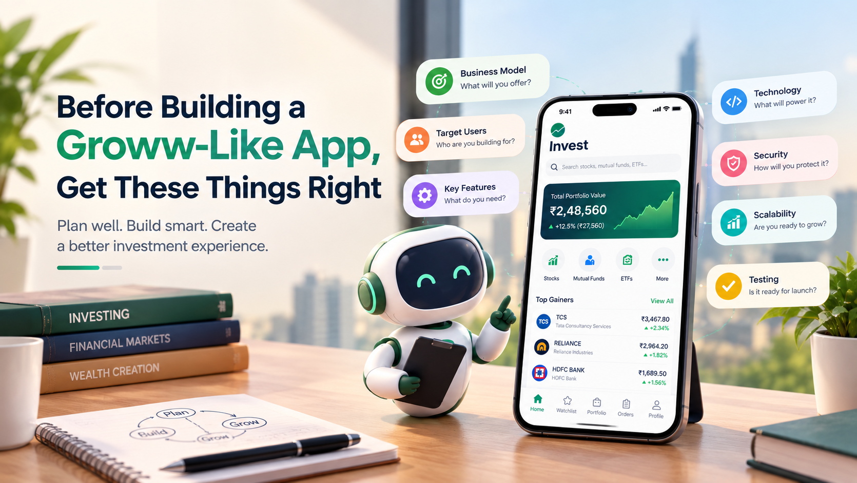 Before Building a Groww Like App, Get These Things Right
