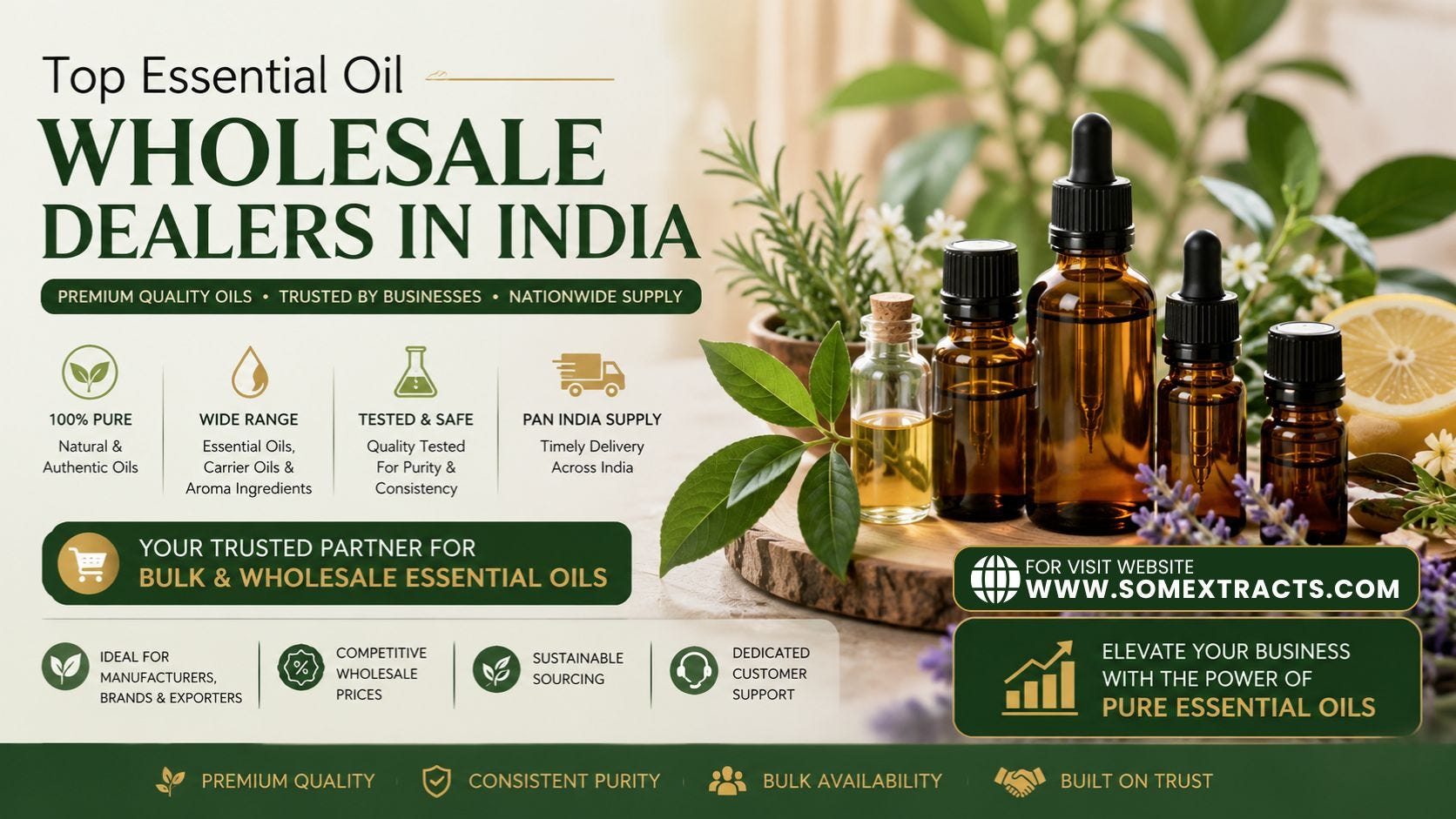 Best Essential Oils Manufacturer In India: SOM Extracts