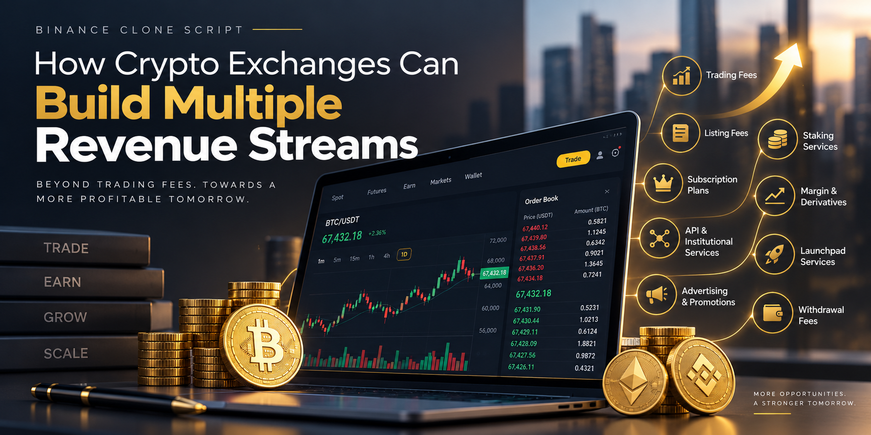 Binance Clone Script | Build a Profitable Crypto Exchange