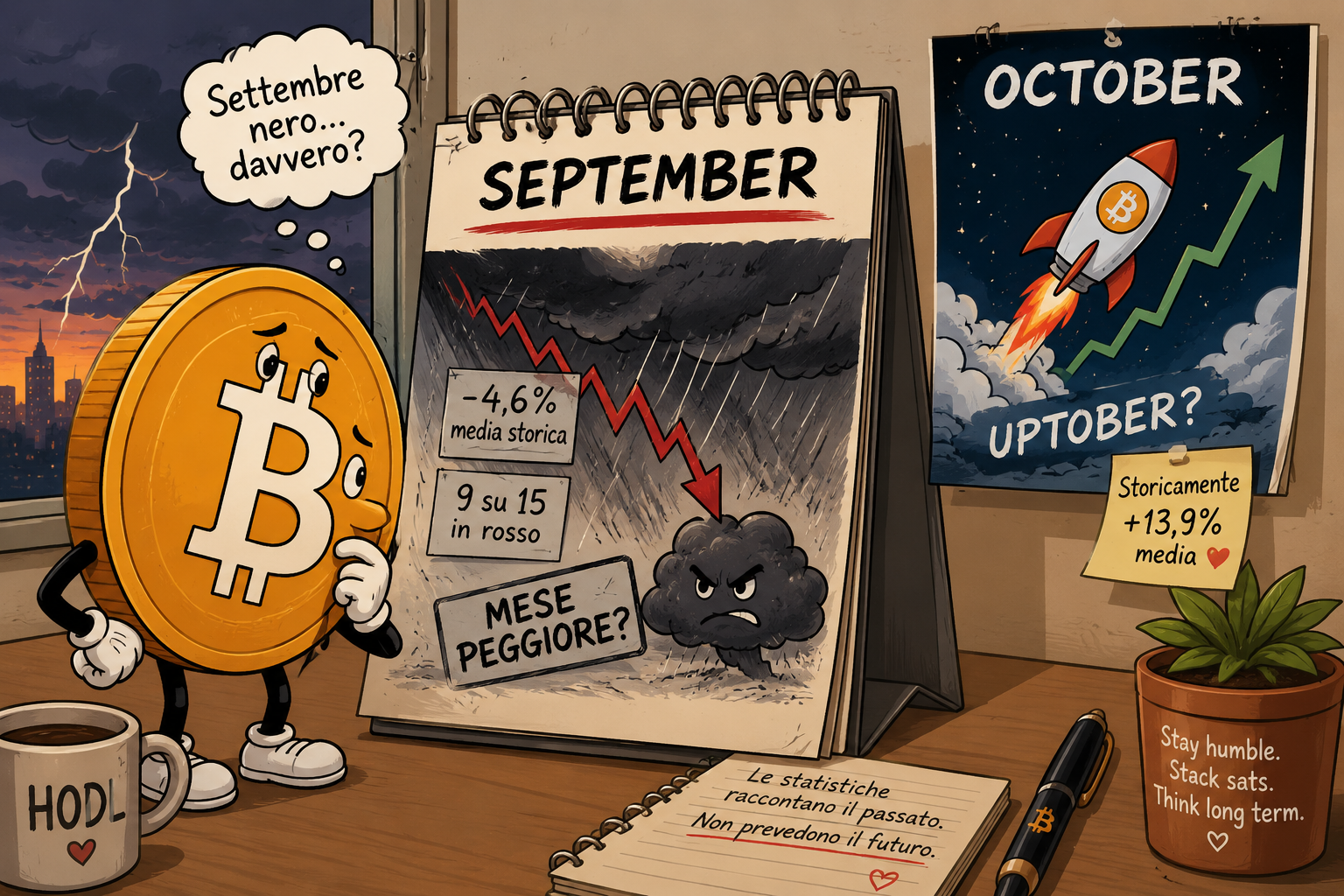 BITCOIN E SETTEMBRE NERO: questa volta sarà diverso?