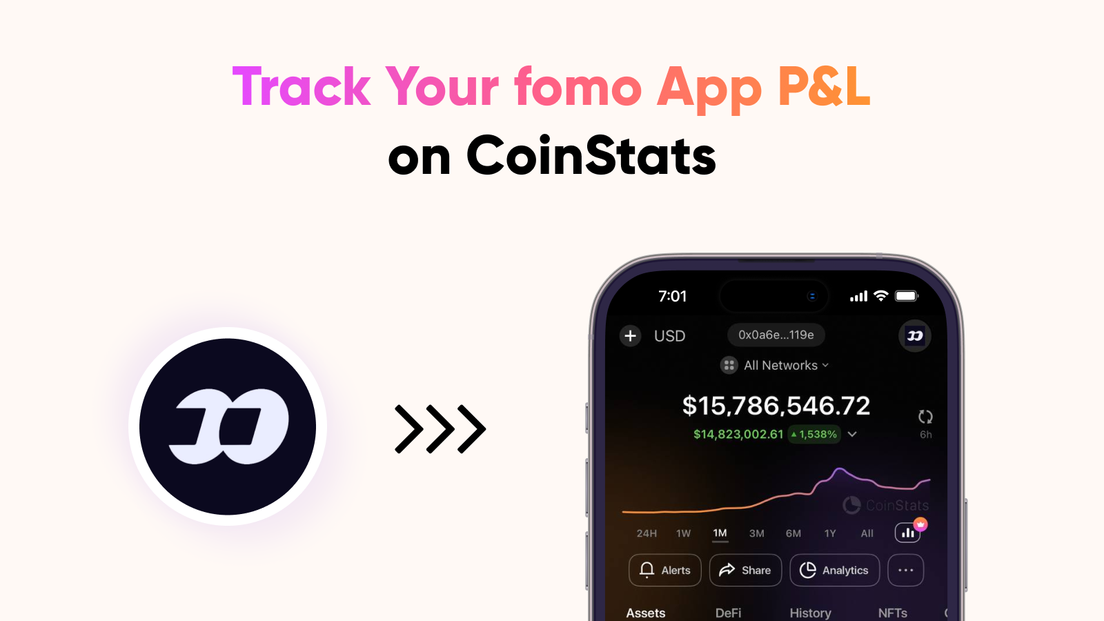 CoinStats Integrates fomo App: See the P&L Behind Every Trade