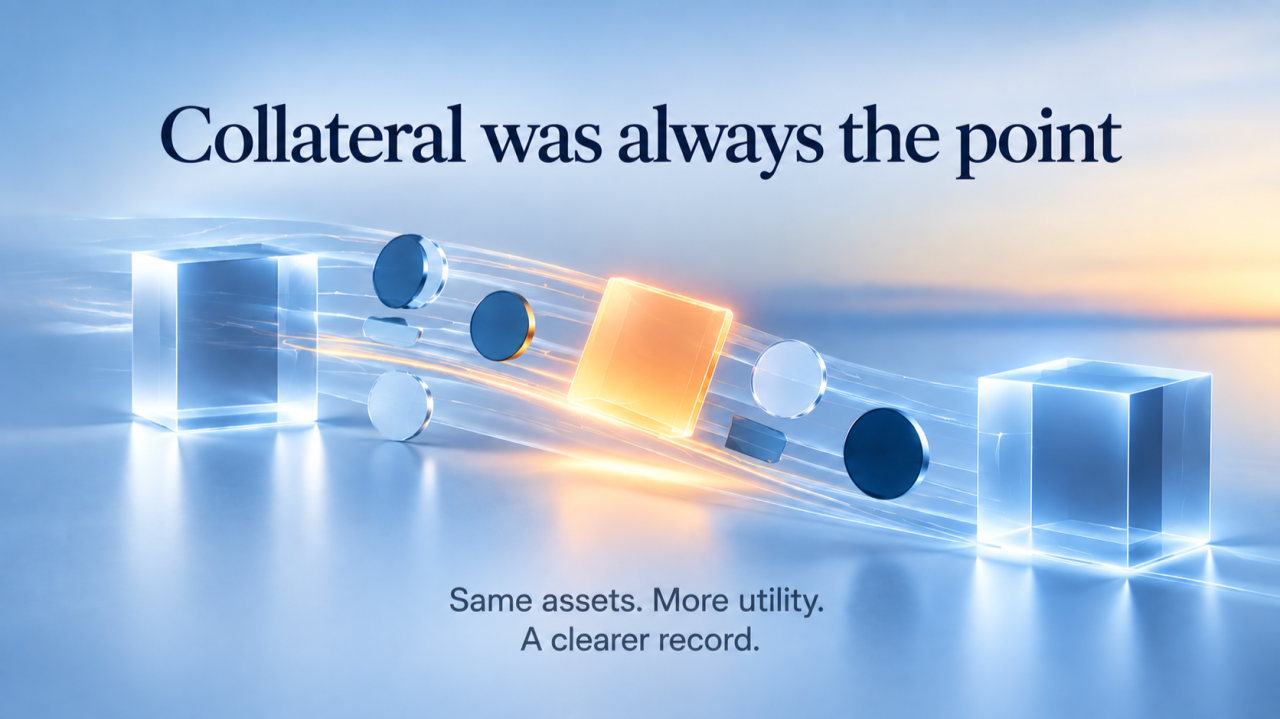 Collateral was always the point: mobility, efficiency, and provenance onchain