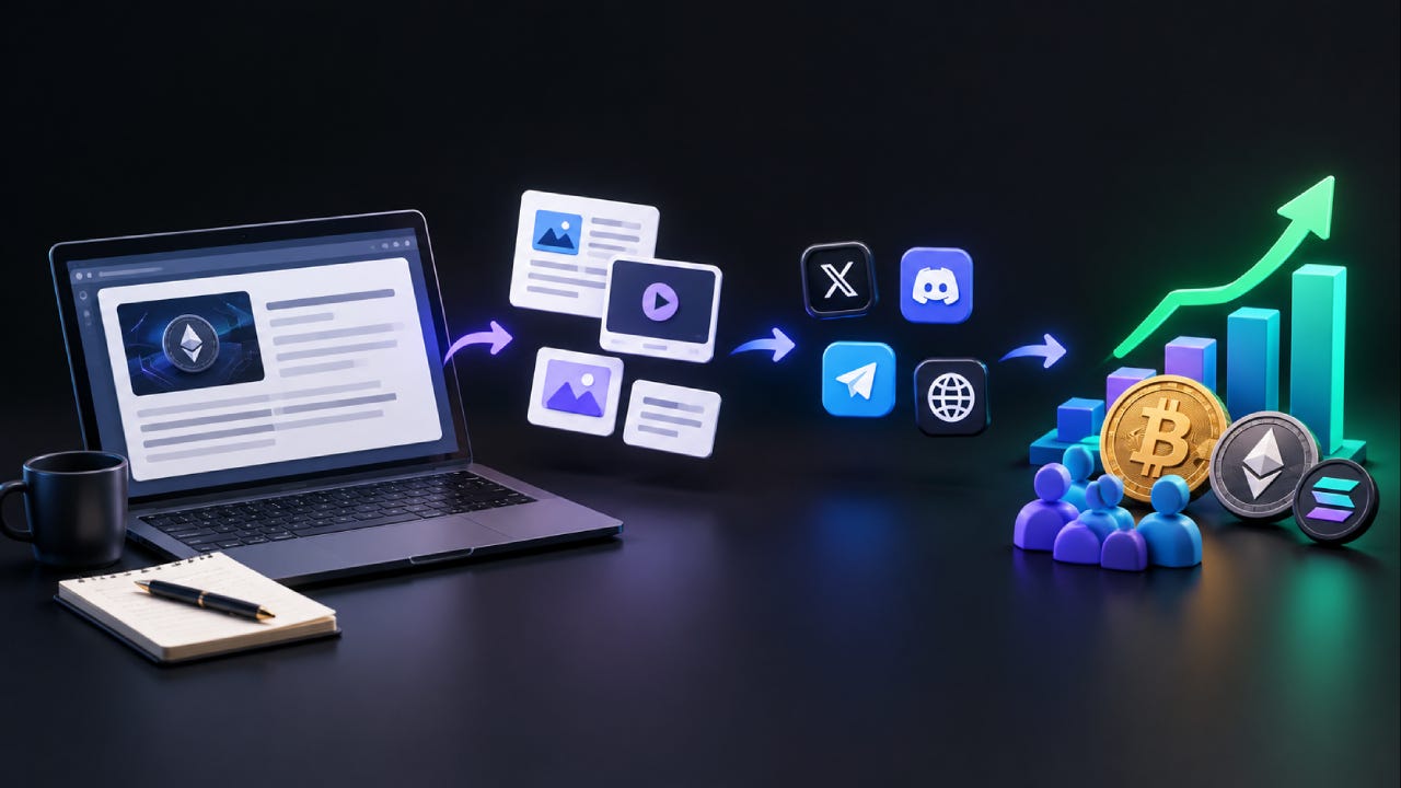 Content-Led Crypto Marketing: Step-by-Step Guide to Organic Web3 Growth
