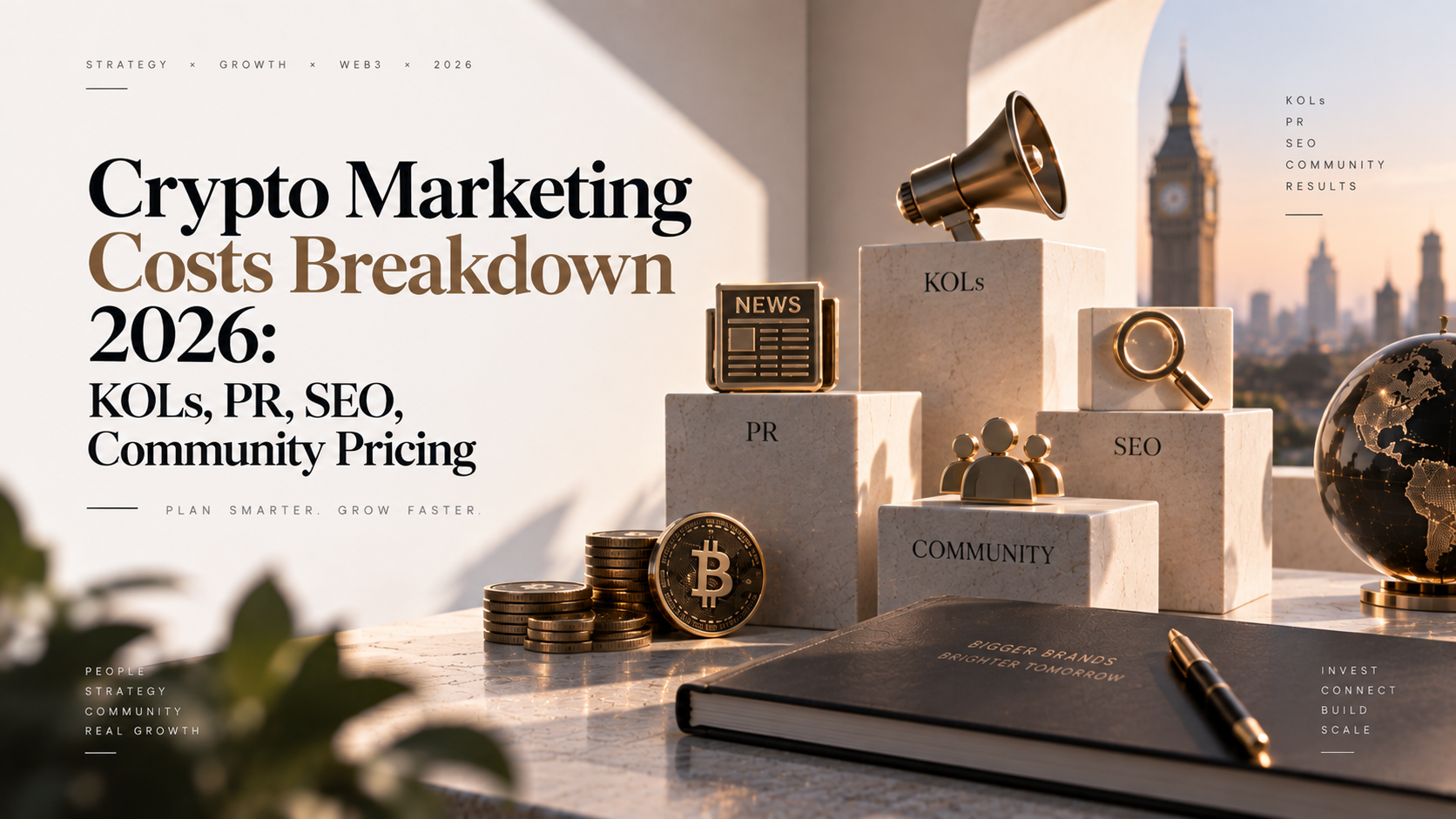 Crypto Marketing Costs Breakdown 2026: KOLs, PR, SEO, Community Pricing