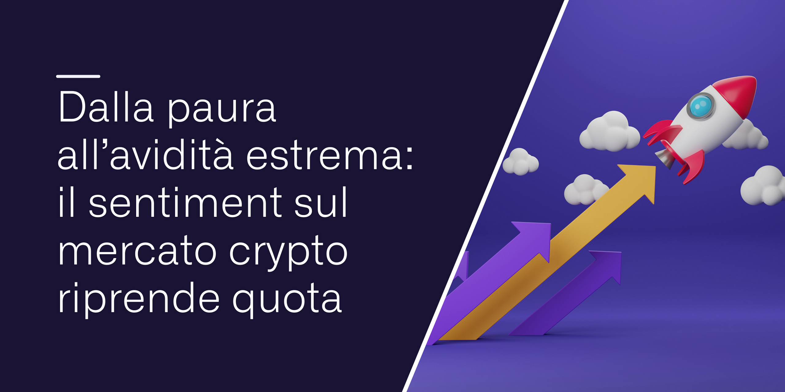 Dalla paura all’avidità estrema: il sentiment sul mercato crypto riprende quota