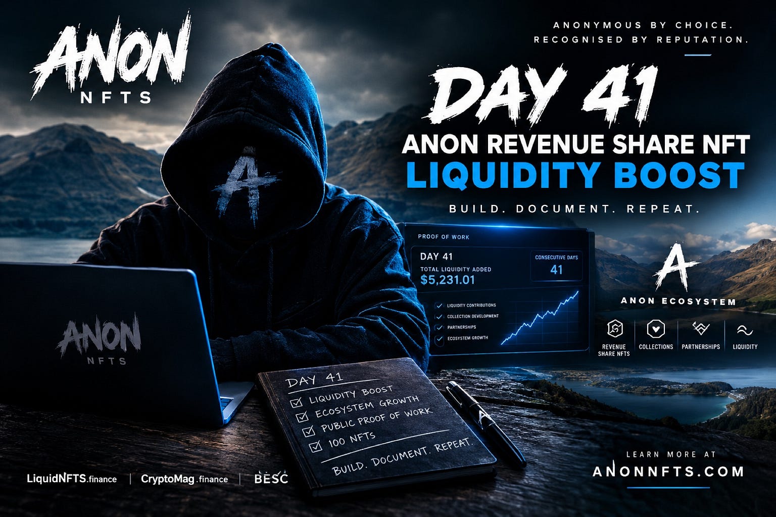 Day 41: Why ANON Revenue Share NFTs Document Their Liquidity Journey