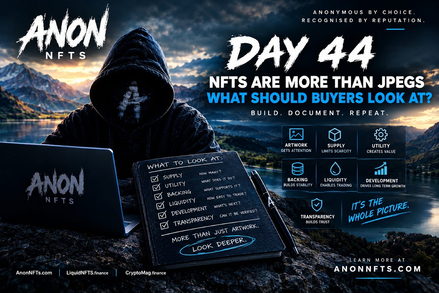 Day 44: NFTs Are More Than JPEGs – What Should Buyers Look At?