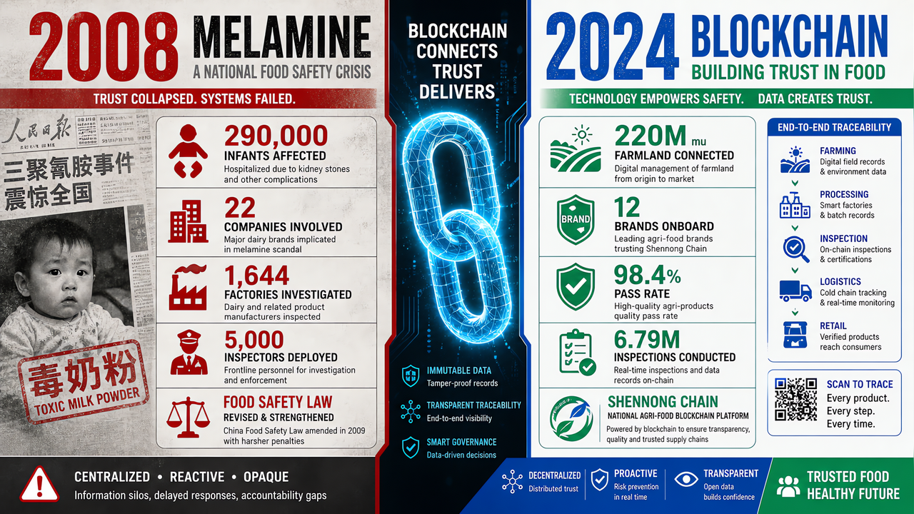 From Melamine to Blockchain: How China Rebuilt Food Trust
