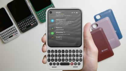 Für Blackberry- und Palm-Fans: Auf diesem Smartphone nervt keine ungenaue Bildschirmtastatur