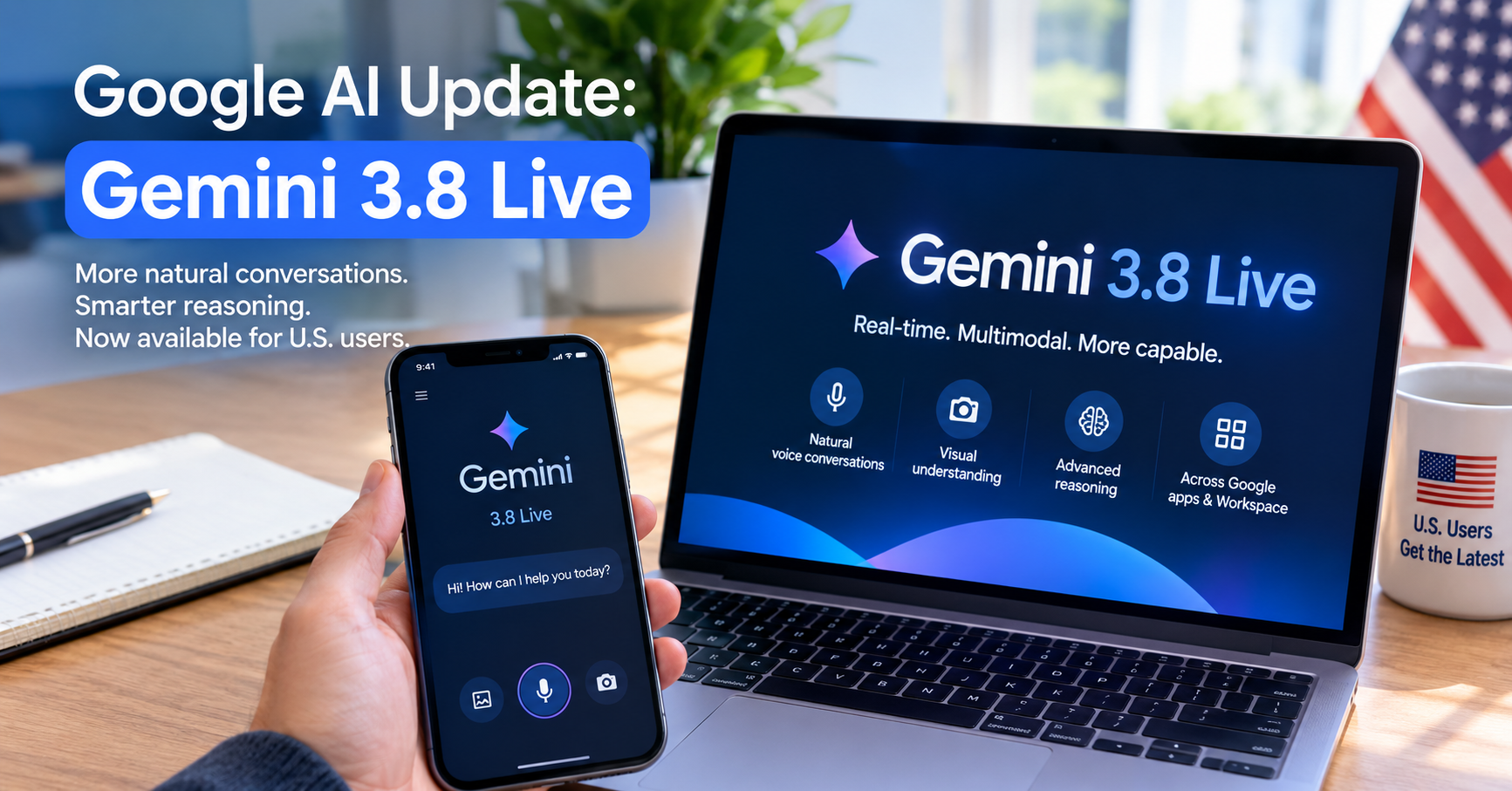 Google AI Update: Gemini 3.8 Live
