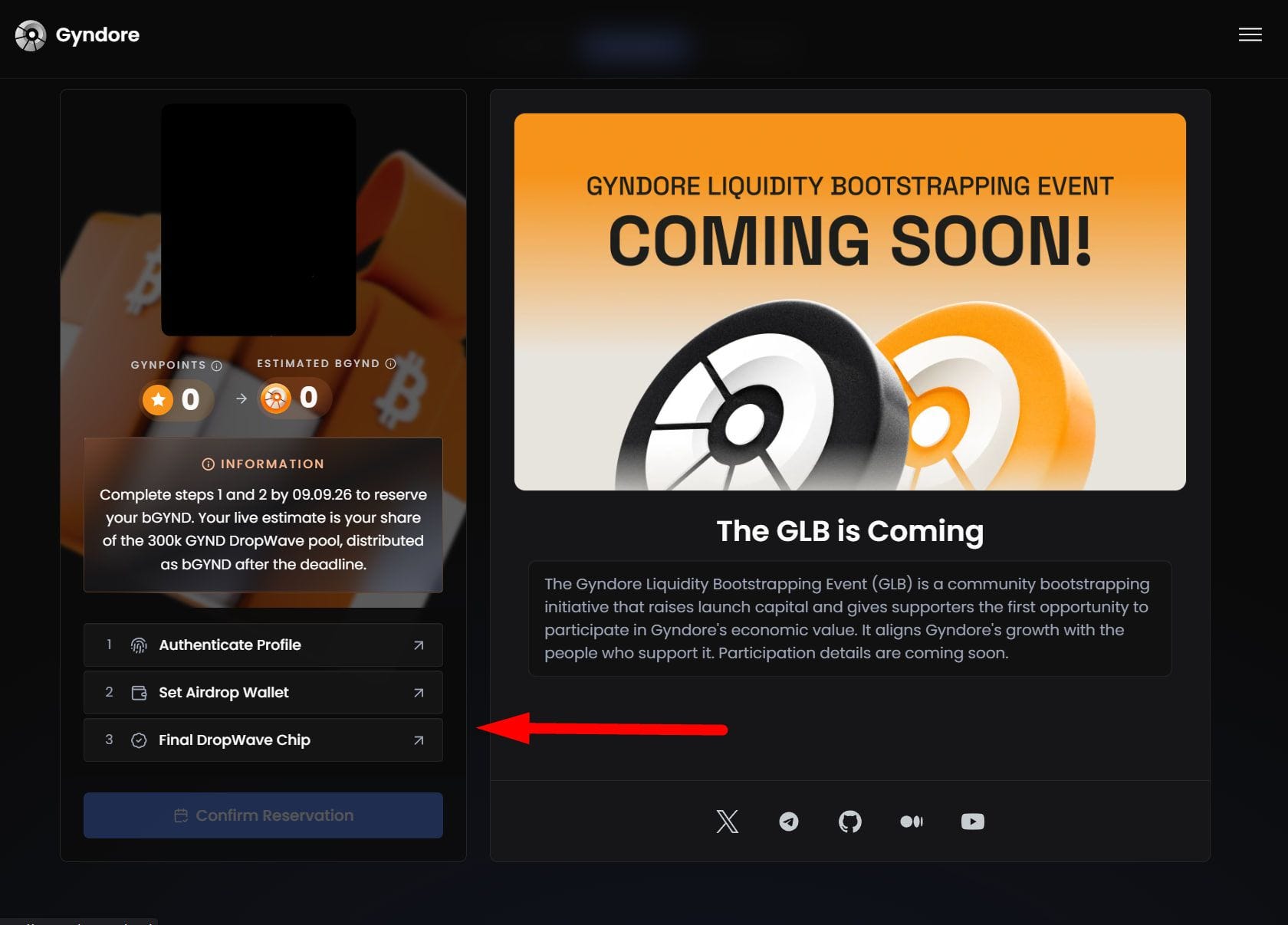 Gyndore DropWave Season 1 Has Ended: How to Claim Your $bGYND Share and 10,000 Points