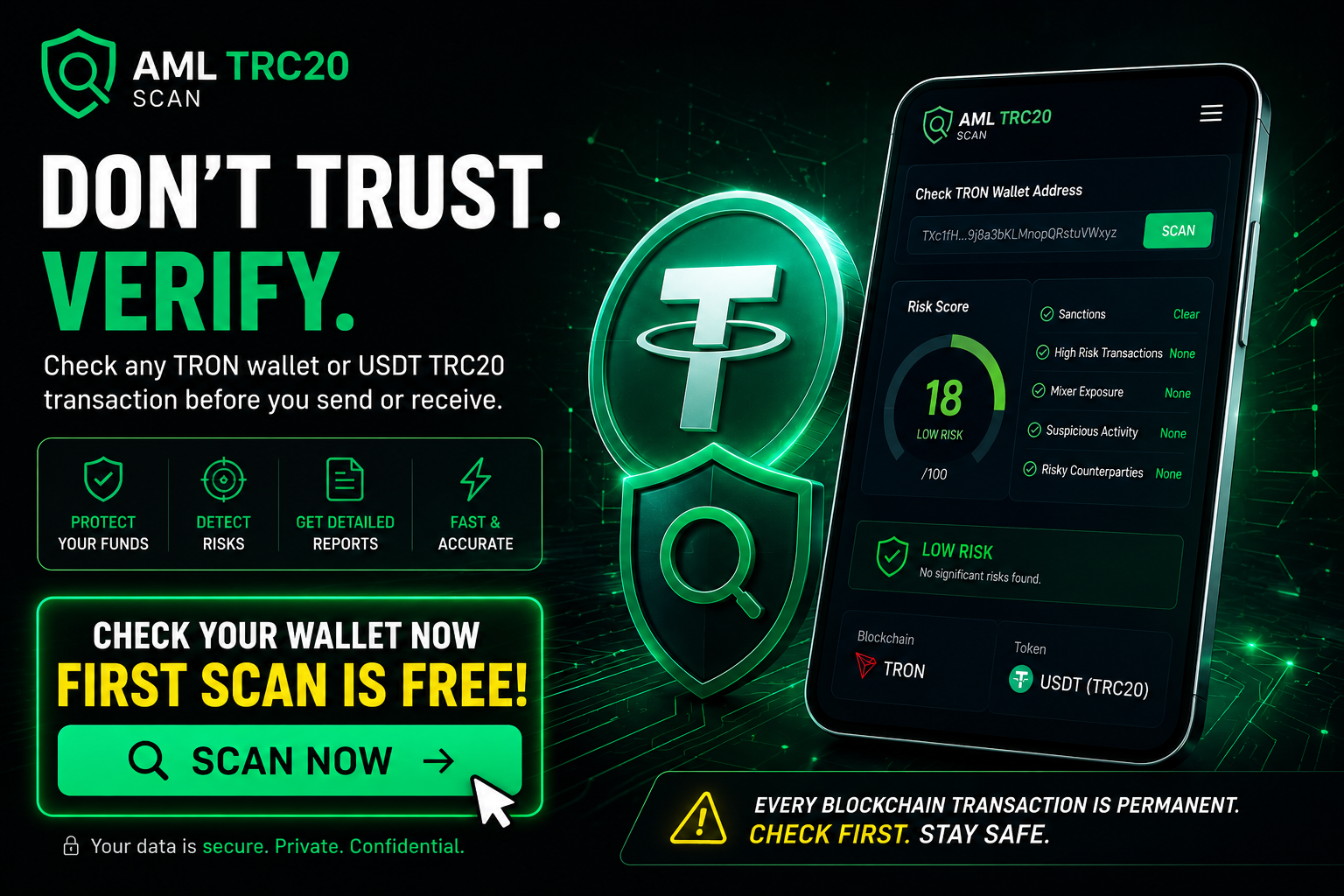 How to Check USDT TRC20 Before You Send or Receive It