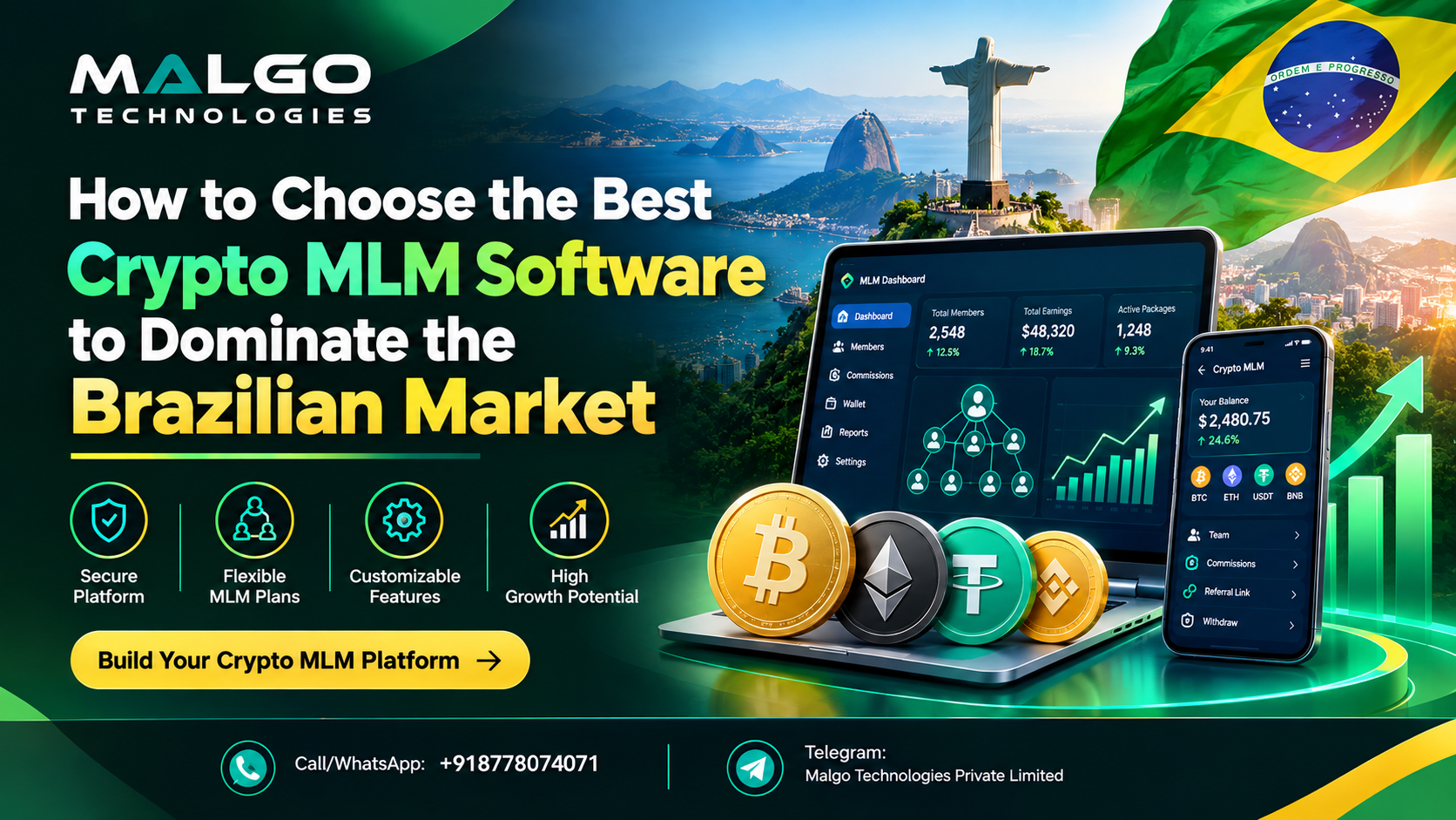 How to Choose the Best Crypto MLM Software to Dominate the Brazilian Market