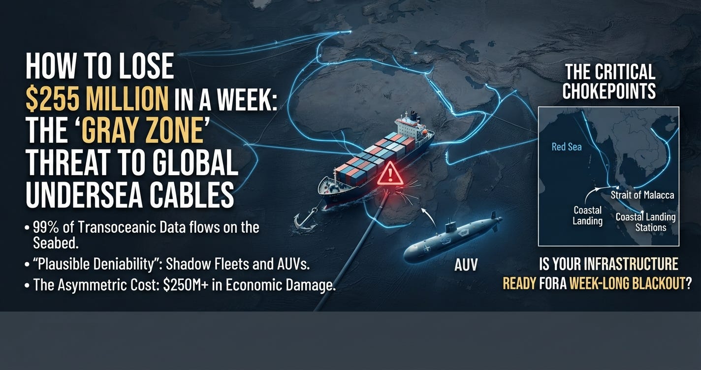 How to lose $255 million in a week: the “gray zone” that freezes entire nations without firing a…