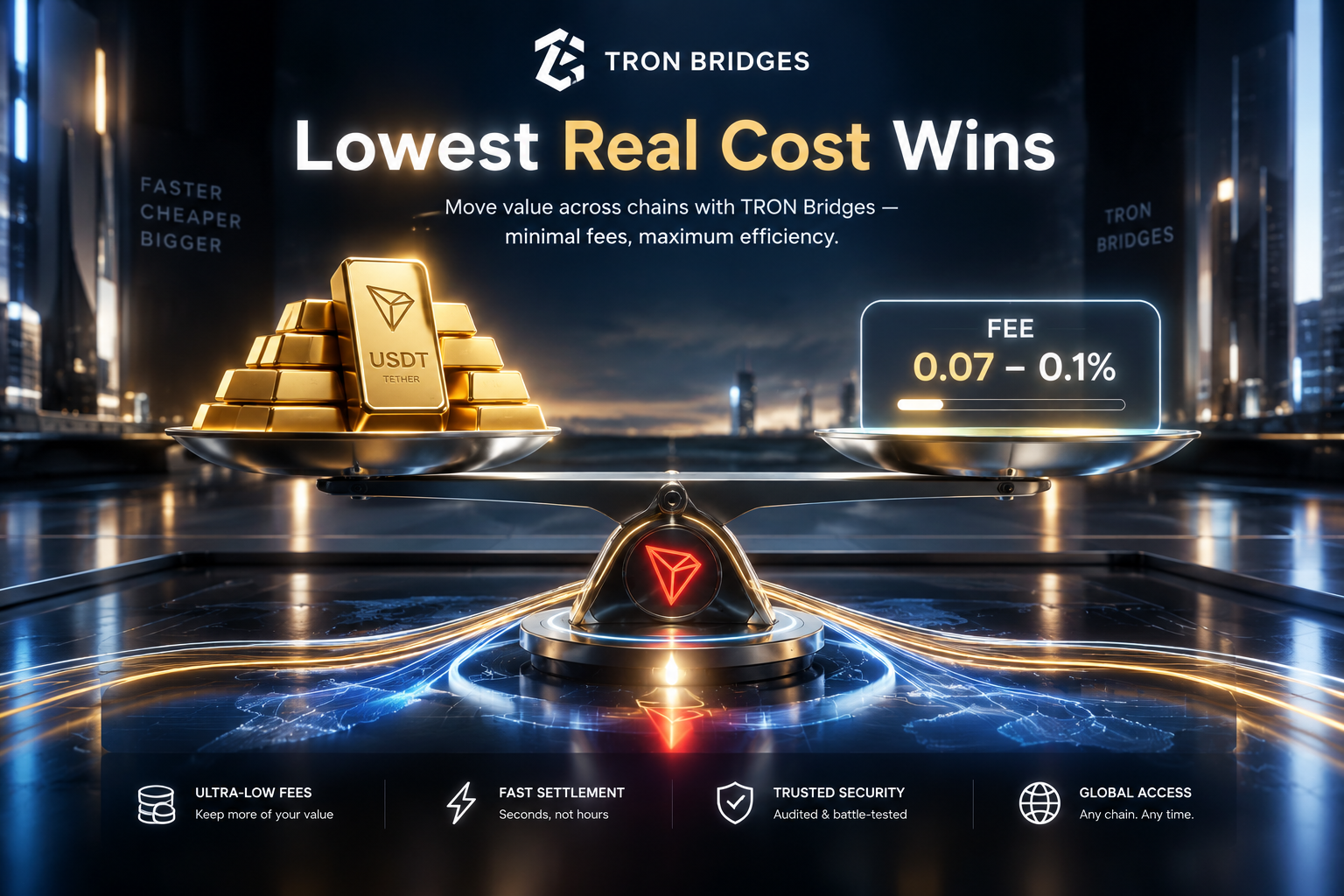 How to Minimize Bridging Costs on TRON in 2026 (Keep All-In Fees Under 0.1%)