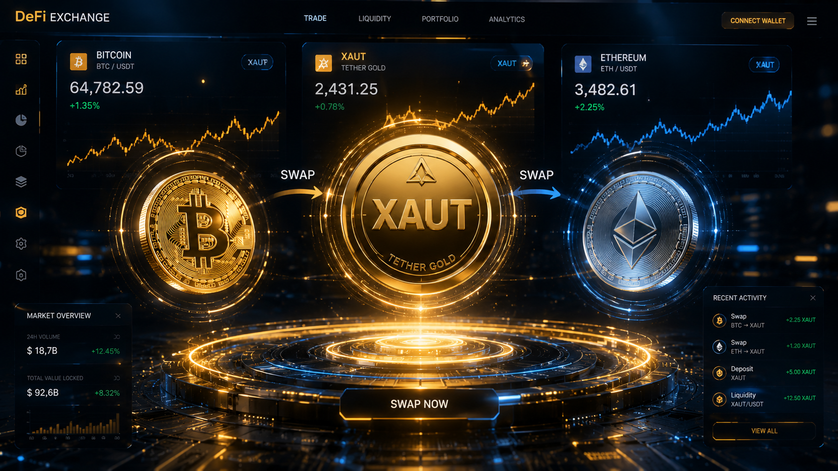 How to Swap XAUT Without KYC in 2026: 5 Best Platforms Tested
