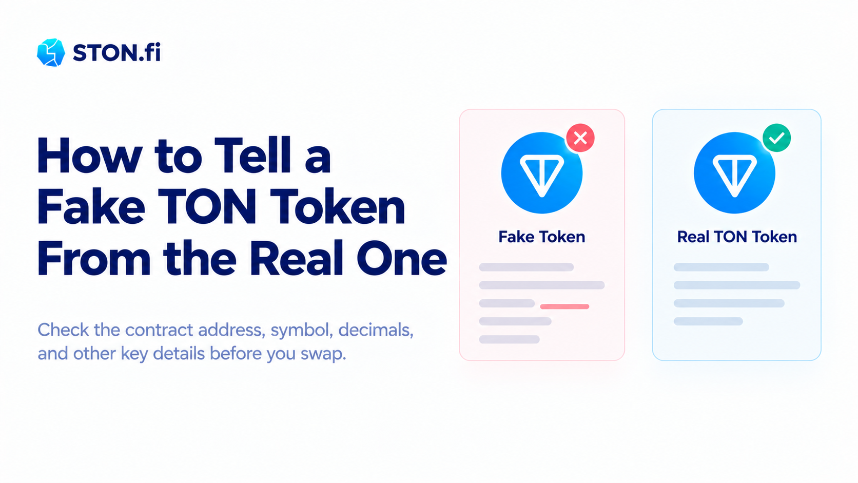 How to Tell a Fake TON Token From the Real One