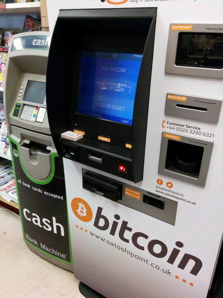 I saw a Bitcoin ATM at a gas station and wondered if anyone actually uses them